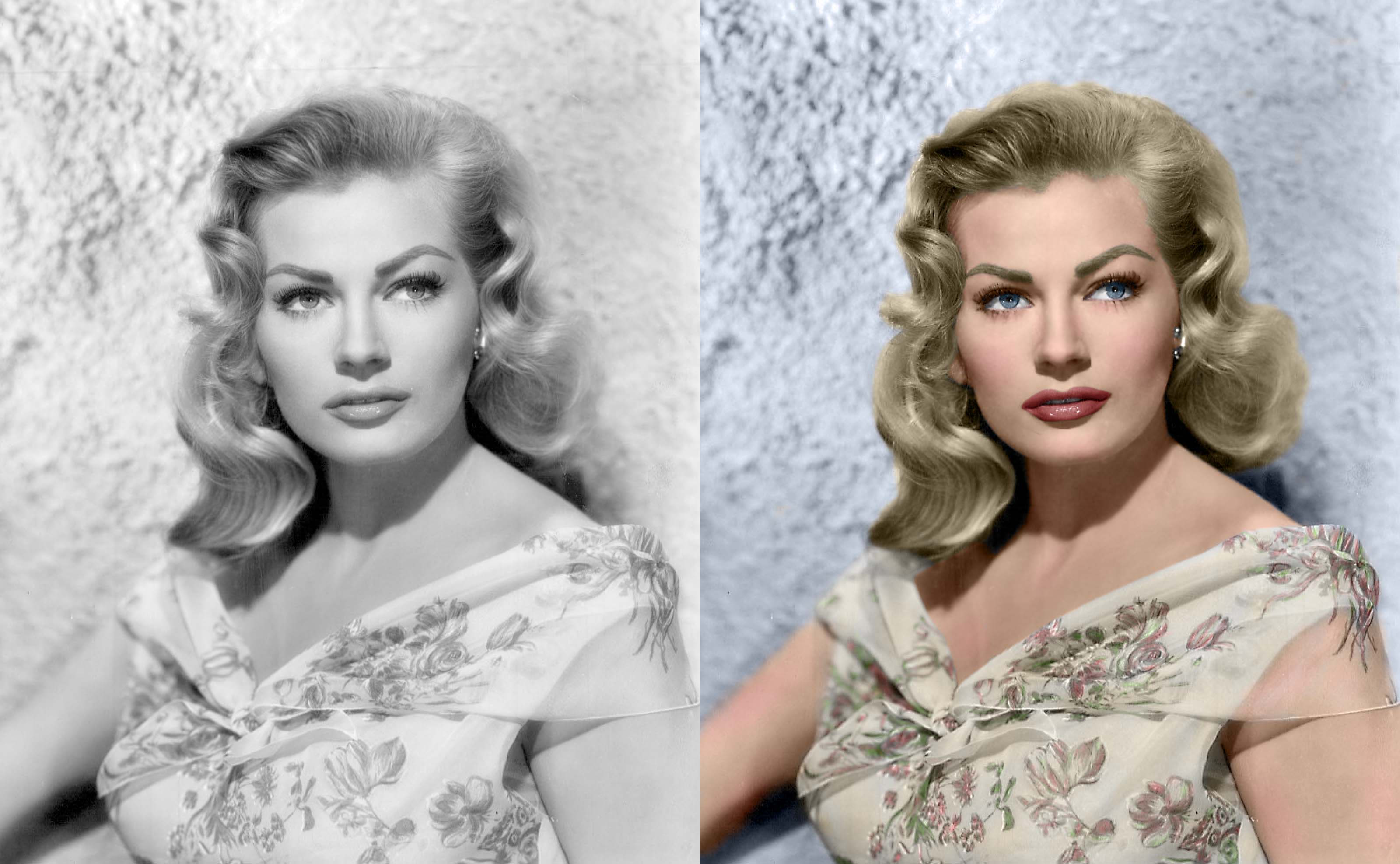 Actress Anita Ekberg : r/Colorization