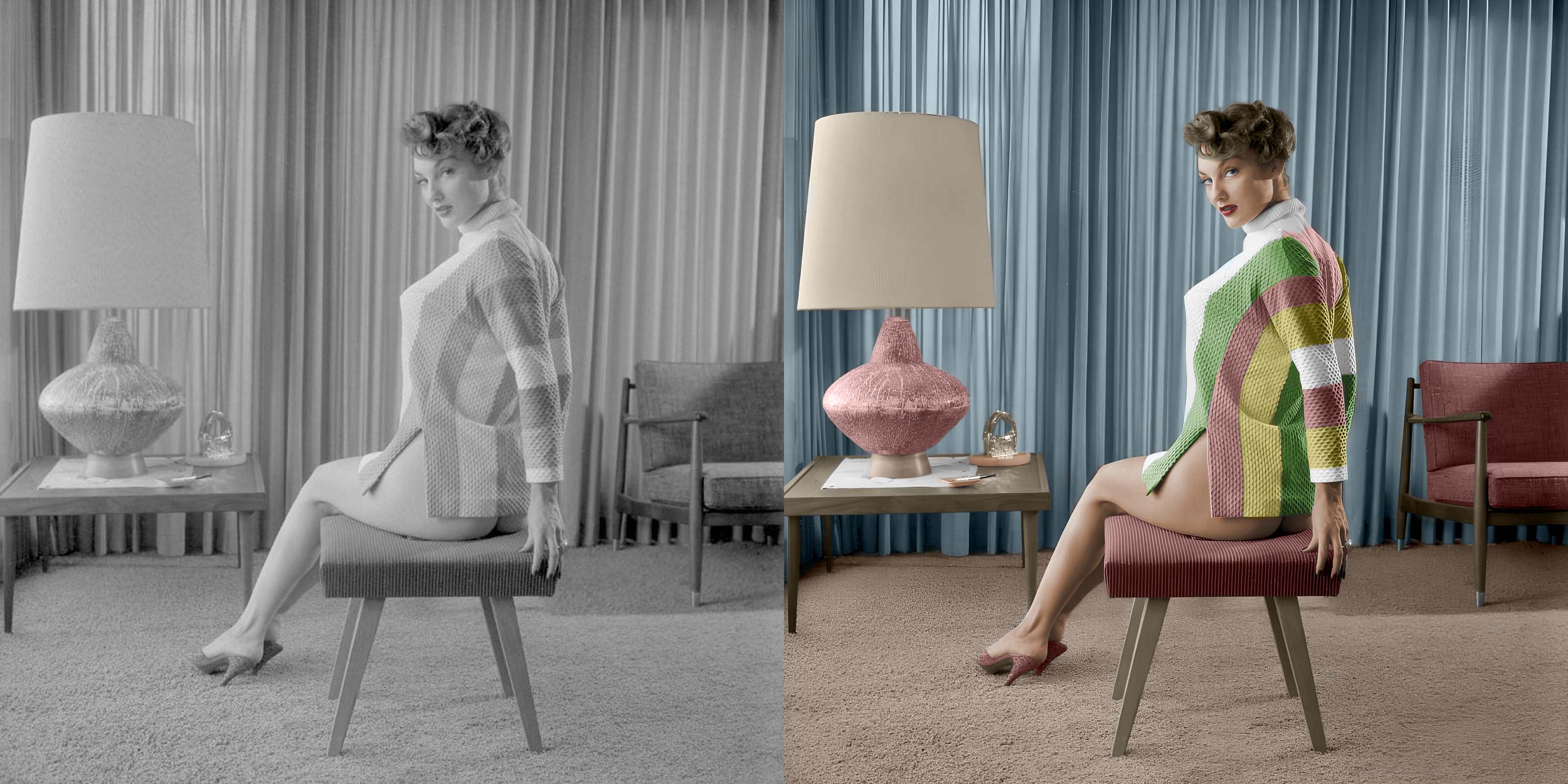 Actress Allison Hayes - 1950s : R/Colorization