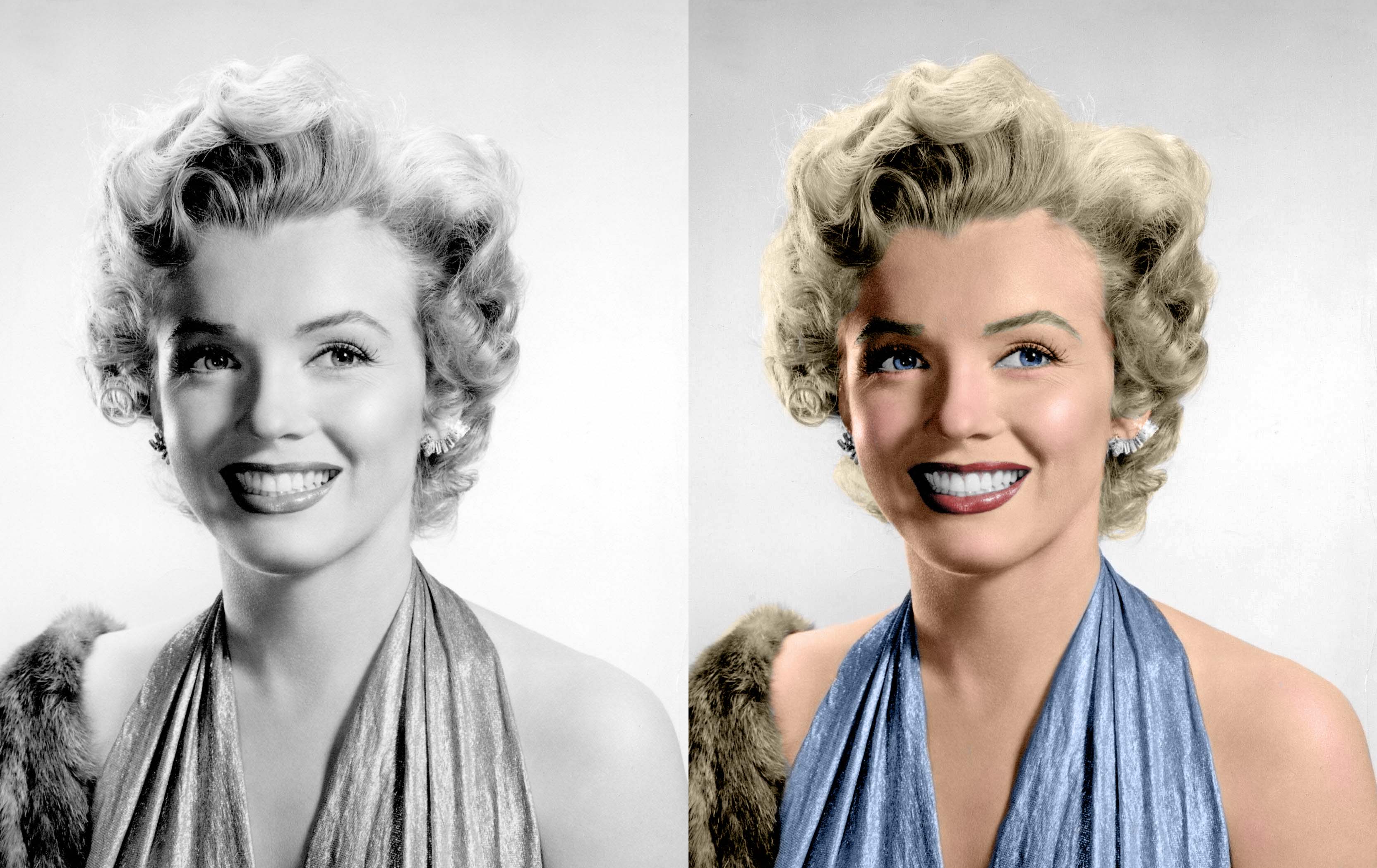 Actress Marilyn Monroe : r/Colorization